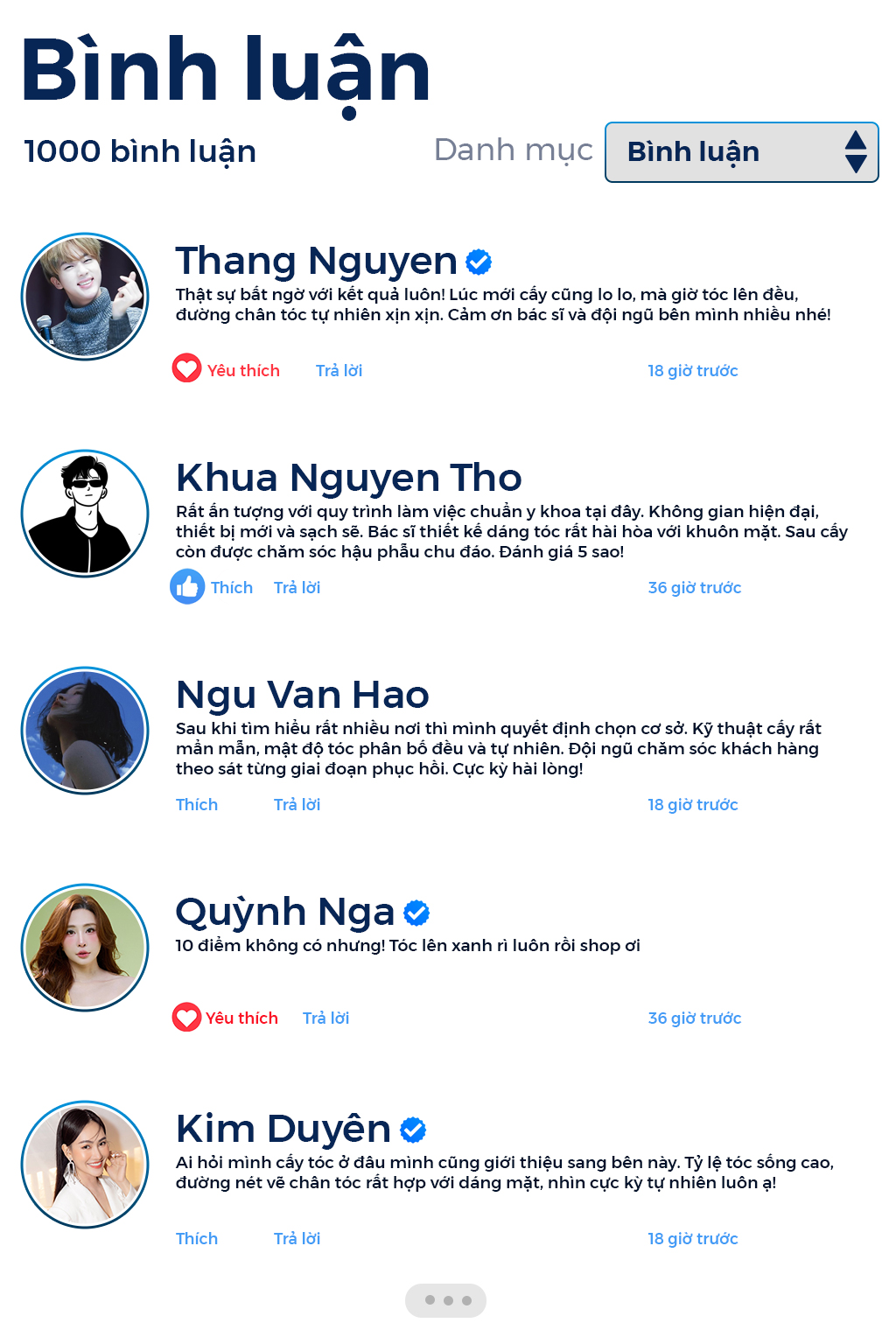 vấn đề về tóc