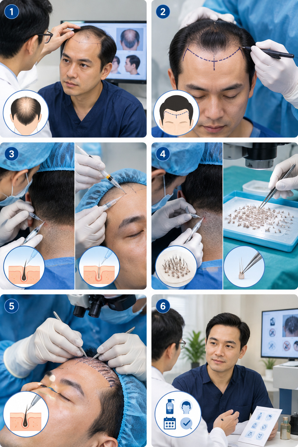 vấn đề về tóc