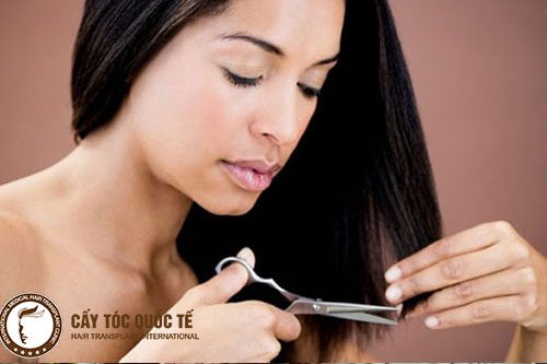Cắt phần tóc xơ lấy lại sức sống tức thì cho mái tóc của mình Cắt phần tóc xơ lấy lại sức sống tức thì cho mái tóc của mình