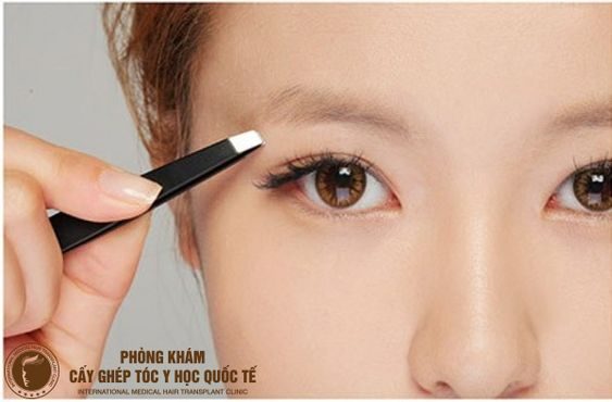 Người có lông mày thưa, nhạt, hoặc sẹo lông mày